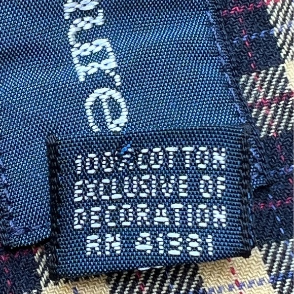 RALPH Lauren Men’s Large Black Yellow Plaid Long Sleeve Button Down Shirt - Picture 5 of 8